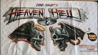 Heaven amp Hell 200 SHOT Firework [upl. by Tail725]