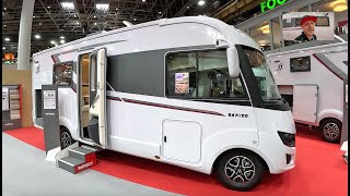 Rapido 854 F RV Camper Van Motorhome 854F Camping car Caravan Salon walkaround and interior V2059 [upl. by Ahseka]