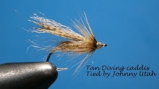 Tying a diving caddis with Johnny Utah HD [upl. by Halika]