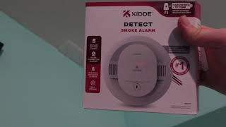 Installing and testing a Kidde 20SA10 Photoelectric smoke detector [upl. by Ralph]