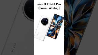 vivo X Fold3 ProLunar White 512GB 16 GB RAM vivox smartphonefold Techsoa2z AamirKhan zx [upl. by Gradey]