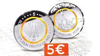 5 Euro Münze subtropische Zone  Katalog Bestellung [upl. by Paine]