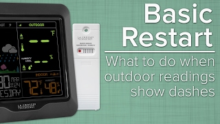 Basic Restart  What To Do When Outdoor Sensor Readings Show Dashes [upl. by Mossman177]