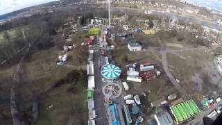 Funtime Tilt Freefall The Mine Tower Ordelman Matějská pouť Praha 2018 POV Onride [upl. by Neram]