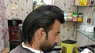 Haircut and beard stylish MHC boys hair style [upl. by Karmen]