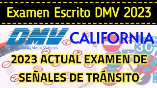 Examen escrito del DMV 2024 California  ACTUAL EXAMEN DE SEÑALES DE TRÁNSITO  señales de tráfico [upl. by Bender31]