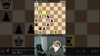 Magnus Carlsen plays BEAUTIFUL SMOTHERED MATE [upl. by Iolande]