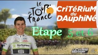 Tour de France 2017  CRITÉRIUM DU DAUPHINE 2018  Etape 5 et 6 [upl. by Aiepoissac]