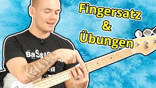 Bass Tonleiter für Anfänger  Dur Tonleiter Übungen und Fingersatz für BassAnfänger [upl. by Tterag]