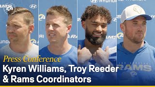 Kyren Williams Troy Reeder amp Rams Coordinators On 53Man Roster Ernest Jones Trade 2024 Outlook [upl. by Adaven849]