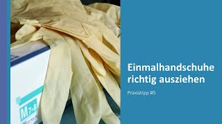 Einmalhandschuhe ausziehen [upl. by Berl609]