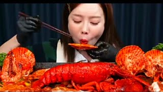 Mukbang ASMR Giant Octopus Legs 🐙 Seafood Recipe Sooyoung [upl. by Ortiz835]