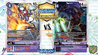 DIGIMON TCG TOP8 Regional Julio 2023 Hunter Purple vs Belphemon Purple [upl. by Adnahsam]