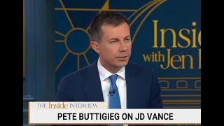 MSNBC Pete Buttigieg blasts JD Vance’s ‘strange worldview’ and bizarre GOP agenda [upl. by Emerick]