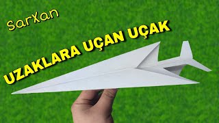 Uzaklara Uçan Kağıttan Uçak Yapımı Çok Kolay [upl. by Malo703]