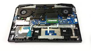 HP Pavilion Gaming 17 2019 Core i79750H  GTX 1660 Ti MaxQ  disassembly and upgrade options [upl. by Alita]