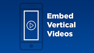 Embed a Responsive Vertical Video with HTML amp CSS [upl. by Yanel]