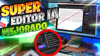 La MEJOR Alternativa a ADOBE Acrobat 2024  SUPER EDITOR de PDF con FUNCION IA [upl. by Repotsirhc708]