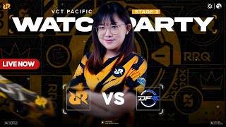 RRQ vs DFM VCT PACIFIC DEBUT MONYET VCTwatchparty [upl. by Novonod]