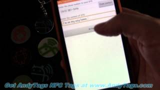 NFC Tags 101 How To Send a Text Message [upl. by Ljoka565]