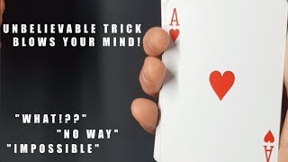 UNBELIEVABLE Card Trick leaves you ASTONISHED [upl. by Petite]