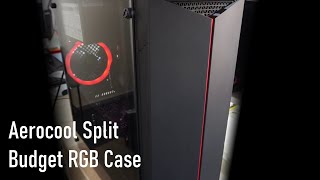 Aerocool Split RGB Case unboxing and inspection [upl. by Warga760]