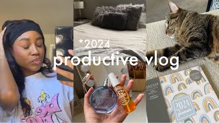 productive vlog ♡ start 2024 productive with me [upl. by Akere156]