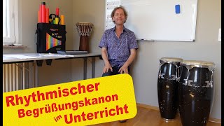 Der rhythmische Begrüßungskanon ohne Singen  Tipps und Tricks zum gemeinsamen Musizieren [upl. by Nylahs]