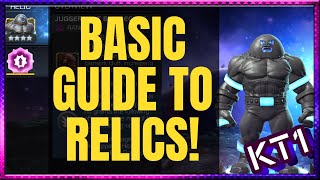 Basic Guide To Relics Marvel Contest Of Champions [upl. by Nitsyrk]