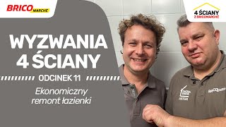 Wyzwania 4 ściany  Ekonomiczny remont łazienki [upl. by Anayk]