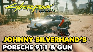 How To Get Johnnys Car amp Gun in Cyberpunk 2077 Porsche 911 Location [upl. by Katzen515]