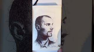 🇩🇪🎸Oliver Riedel from ​⁠RammsteinOfficial 🤘🏻 Who’s next rammstein drawing scribble rock [upl. by Ocire]