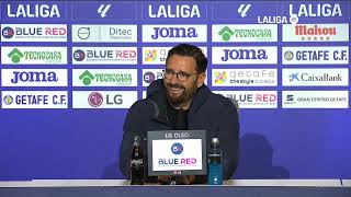 Rueda de prensa Getafe CF vs Rayo Vallecano [upl. by Enaenaj]