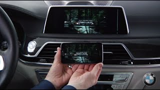 How to Mirror Phone to Car Screen  BMW HowTo [upl. by Nesmat]