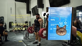 Road to Sheffield 2025 EP 19  848 LB DEADLIFT IN 80 HUMIDITY  080 [upl. by Annaxor]