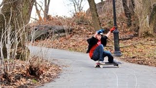 48hrs in NYC w John Kreutter on the Arbiter 36 Longboard by Original Skateboards [upl. by Nickerson]