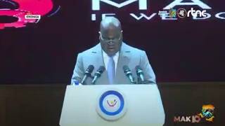 MESSAGE FORT DU CHEF DE LETAT TSHISEKEDI A LA CEREMONIE DE LA 10è EDITION MAKUTANO [upl. by Sileray]