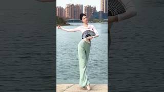 扇子舞挑戰😋😛dance trending china usa shorts short [upl. by Misab]