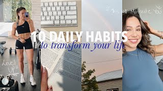 10 DAILY HABITS that changed my life  this will motivate you before 2023  not clickbait [upl. by Caffrey]