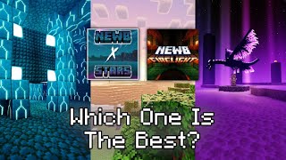 Newb x Stars VS Newb Firelight Minecraft Shaders Comparison 121 Bedrock Edition [upl. by Samala]