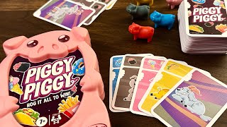 Piggy Piggy Review  a porky twist on rummy [upl. by Katzir]