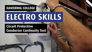 How To Test continuity of Radial Circuit Protective Conductors R1R2  Electro 06 [upl. by Noitsirhc]