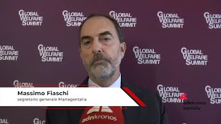 Global Welfare Summit Fiaschi Manageritalia “Questione natalità deve essere condivisa” [upl. by Rehsu]