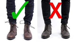 6 Boot Rules Every Man Should Know Before Wearing Boots [upl. by Zoltai]