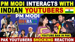 PM MODI MEETS RJ RAUNAC TECHNICAL GURUJI amp TOP INFLUENCERS OF INDIA  PAK YOUTUBERS CRYING  SANA [upl. by Orofselet]