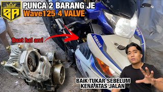 Wave 125 HEAD 4 VALVE  LC135 5 Speed SUDAH TERKENA [upl. by Neal]