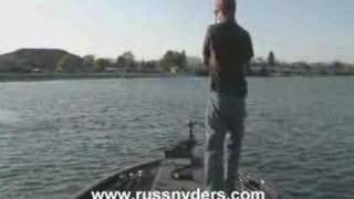 Rus Snyders  Swimbait Bass Fishing w Weed Slinger [upl. by Rehtae]