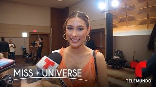 Exclusive Interview Miss Indonesia 2019 Frederika Cull  Miss Universo 2019  Telemundo [upl. by Ikkiv]