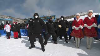 HALFPIPE HAKA Nico Porteous Unique Tribute  Freeski Halfpipe  Beijing 2022 Olympic Winter Games [upl. by Repsihw]