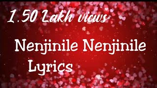 Nenjinile Nenjinile song with Lyrics நெஞ்சினிலே Uyire movie [upl. by Yseulte]